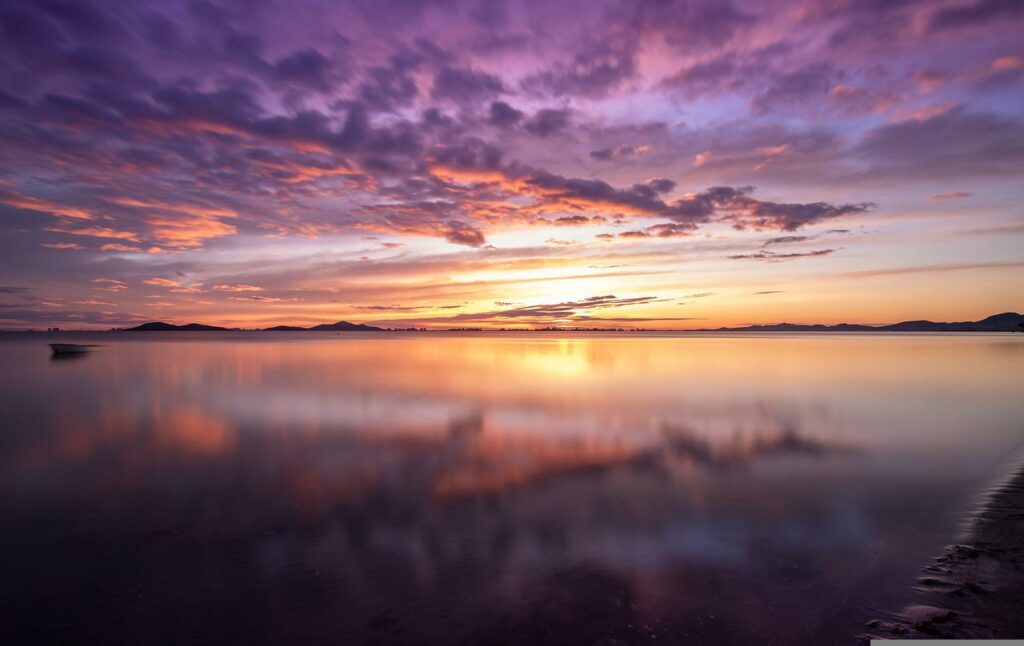 sunrise, clouds, lake-5992075.jpg